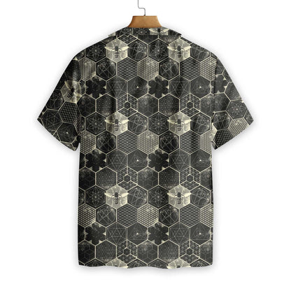 Black And Grey The Honeycomb Conjecture Hawaiian Shirt, Hawaiian For Gift