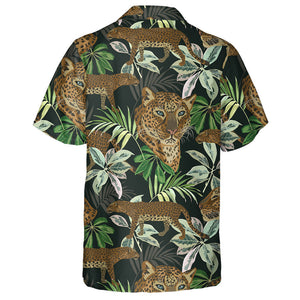 Wild Animals Leopard King In The Jungle Hawaiian Shirt, Hawaiian Shirt Gift, Christmas Gift