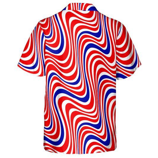 Cúlra Aonair Patrún Línte Tonnta Nua-Aimseartha Léine Haváís, Bronntanas Léine Haváí, Bronntanas Nollag