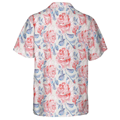 Patrún Péinteála Le Rósanna Bachlóga Bláthanna Agus Duilleoga Léine Haváís, Bronntanas Léine Haváíais, Bronntanas Nollag