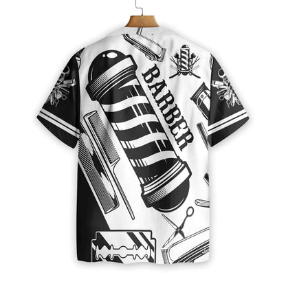 Classic Barber Is My Life Design Hawaiian Shirt, Hawaiian For Gift