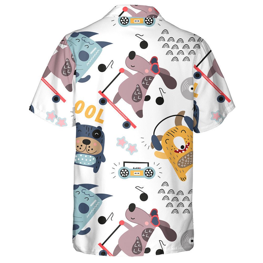 Madraí Cool Agus Téama Ceoil i Stíl Chríoch Lochlann Léine Haváís, Bronntanas Léine Haváíais, Bronntanas Nollag