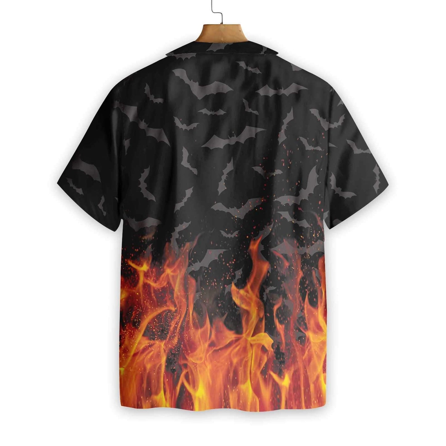 Brave And Strong Halloween Firefighter Design Hawaiian Shirt, Hawaiian For Gift