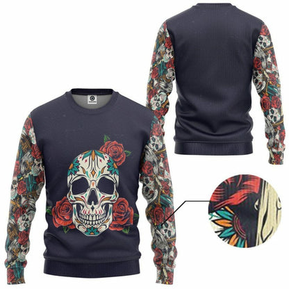 Éadaí Cochaillín Tléine Saincheaptha 3D Skull