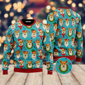 Corgi Snow Dog Christmas Ugly Christmas Sweater,Christmas Ugly Sweater,Christmas Gift,Gift Christmas 2022