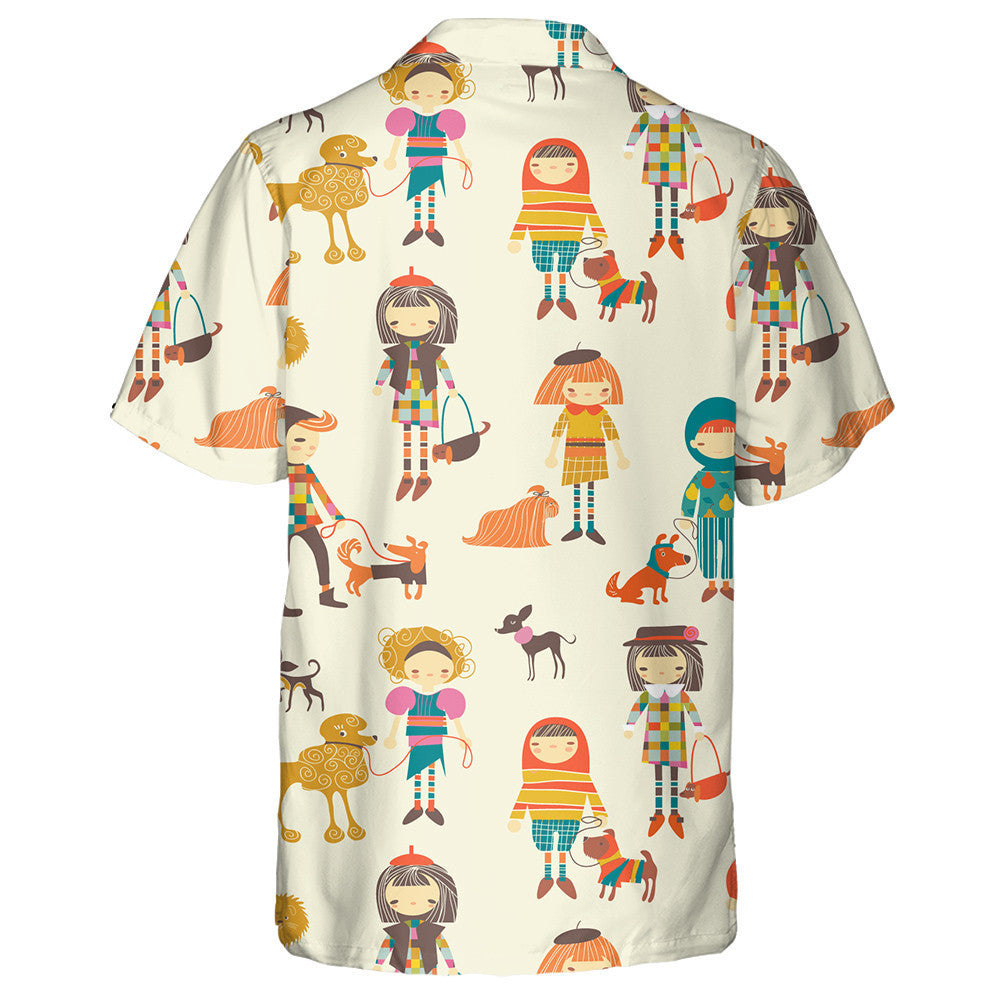 Cailíní Agus Buachaillí Le Madraí Ar Léine Donn Haváí, Bronntanas Léine Haváise, Bronntanas Nollag