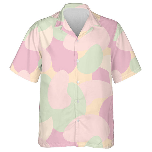 Multicolored Pastel Soft Tone Camo Pattern Military Hawaiian Shirt, Hawaiian Shirt Gift, Christmas Gift