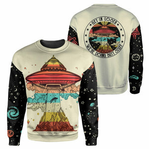 Ailen UFO Camping - 3D All Over Printed Shirt Tshirt Hoodie Apparel