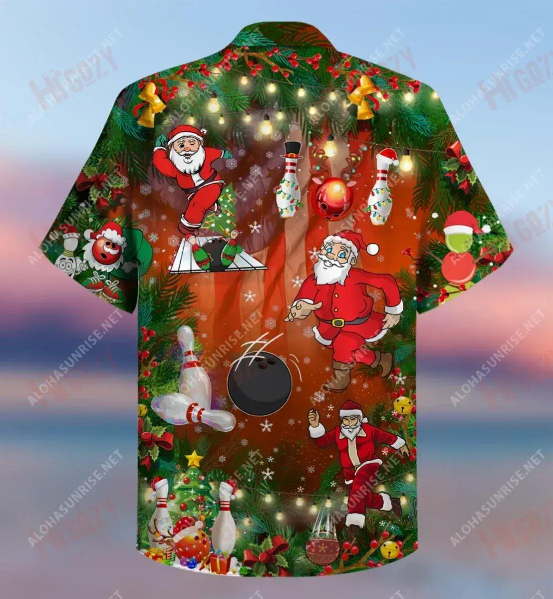 An bhfuil tú ag iarraidh Babhláil Aonair Le Daidí na Nollag Léine Gearr Haváís Muinchille Aigéin Léinte Haváís Saincheaptha Léinte Haváís do Mhná, Bronntanas Léine Haváís, Bronntanas Nollag