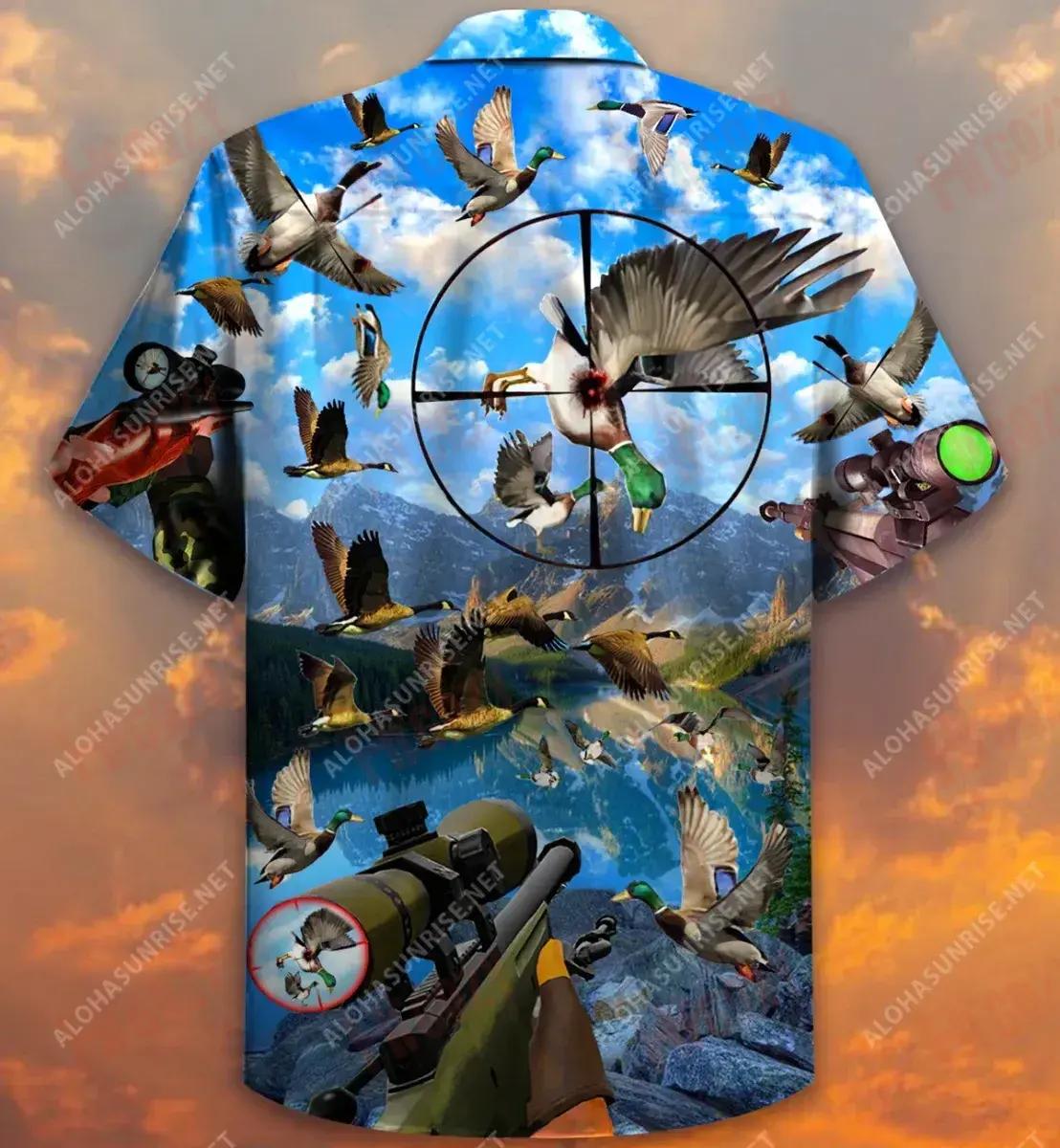 Bí Foighne Agus Cnag iad go léir Amach Ag Fiach Lacha Léine Unisex Haváís Aigéan Muinchille Gearr Seanréalta Léinte Haváís Patrún Léine Haváís, Bronntanas Léine Haváís, Bronntanas Nollag