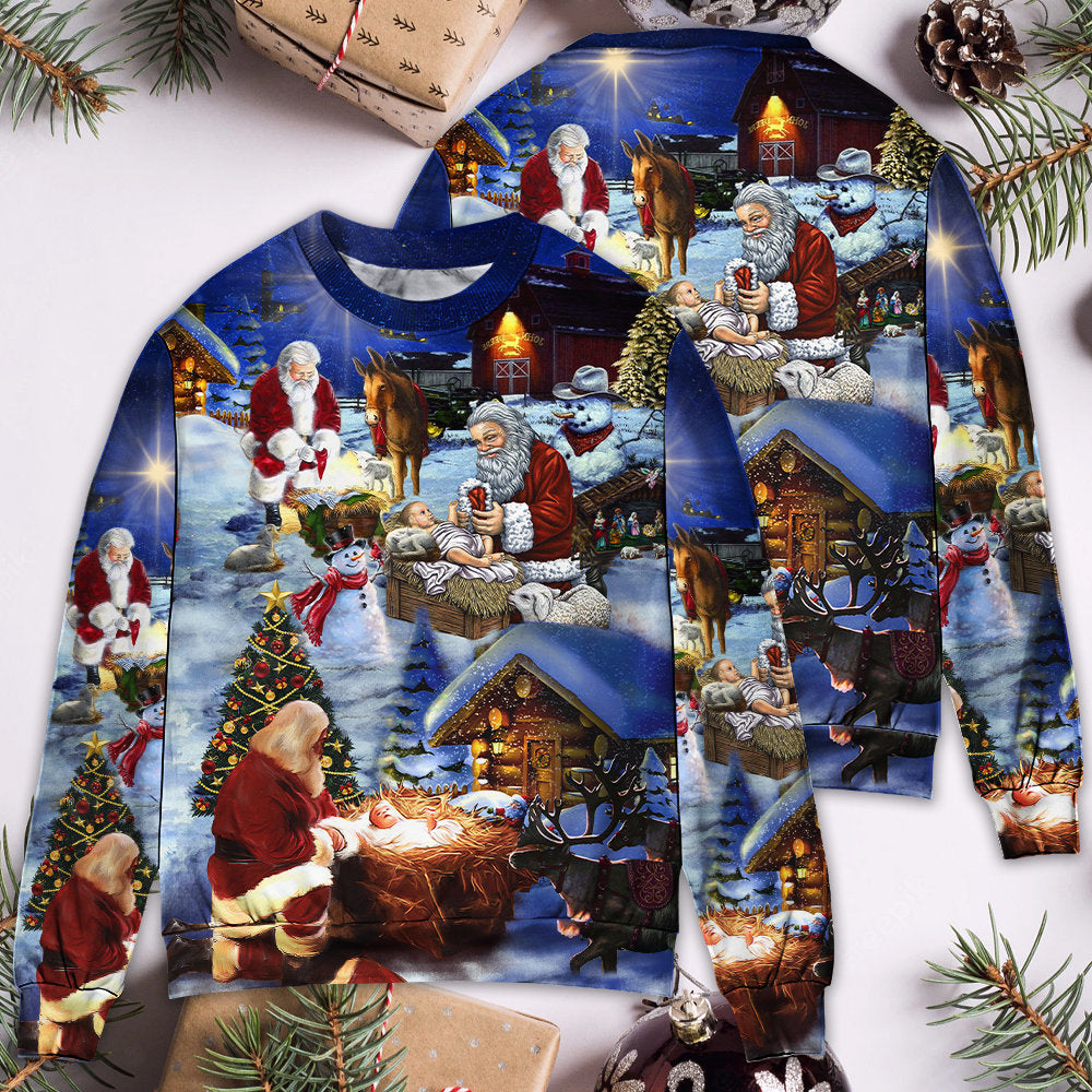 Is é Íosa na Nollag An Bronntanas is Fearr Riamh Geansaí Nollag Gránna, Geansaí Nollag Gránna, Bronntanas Nollag, Bronntanas Nollag 2024