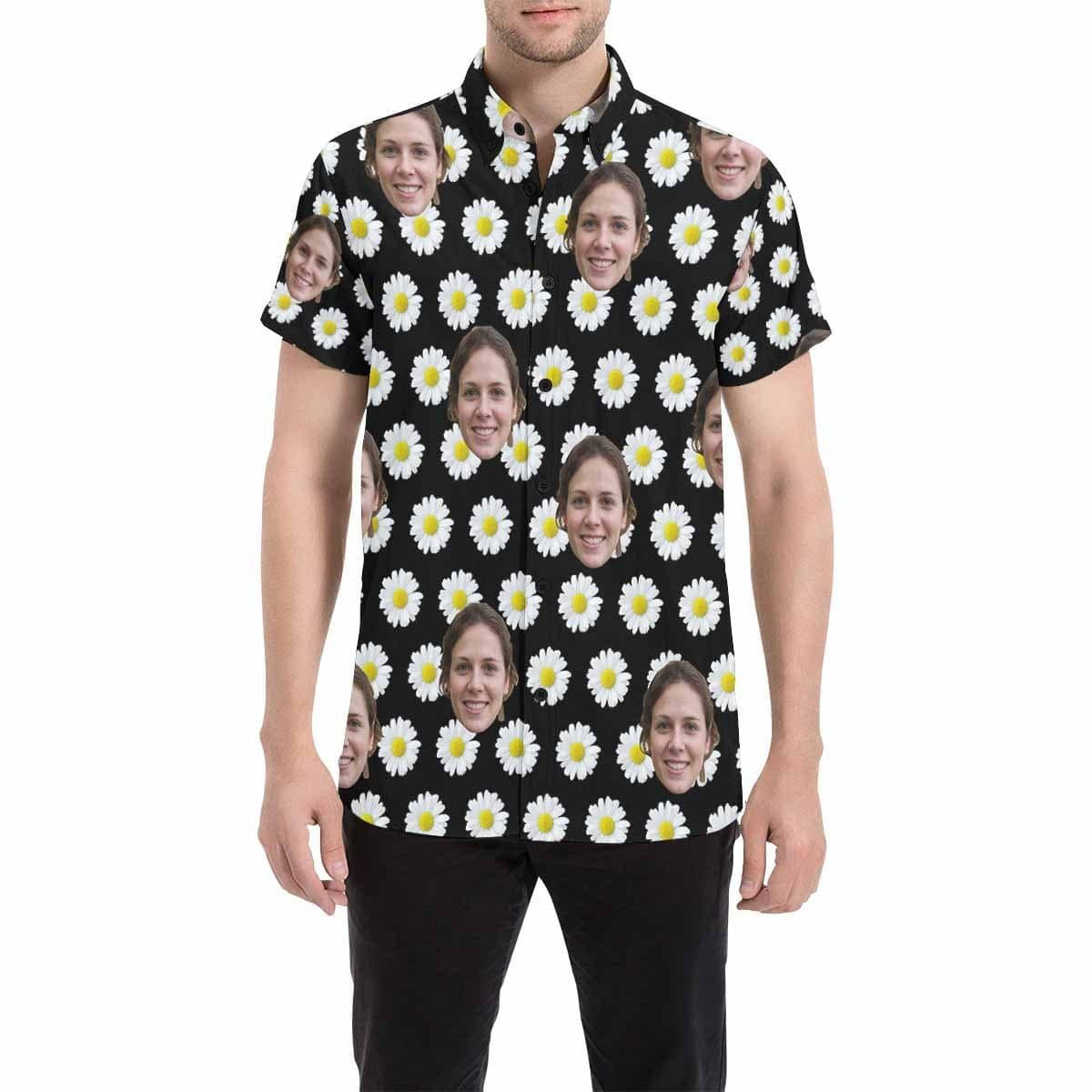 Bláthanna Nóinín ar Ghrianghraf Dubh Léine Haváís Saincheaptha, Bronntanas Léine Haváí, Bronntanas Nollag