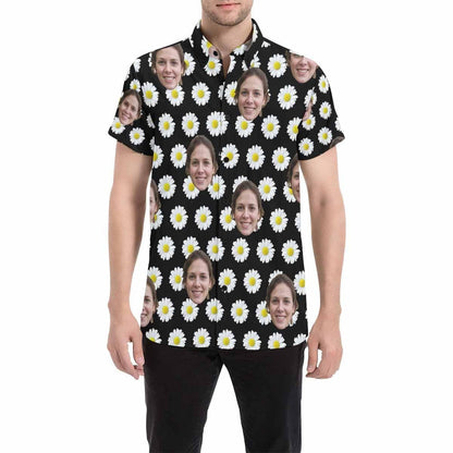 Bláthanna Nóinín ar Ghrianghraf Dubh Léine Haváís Saincheaptha, Bronntanas Léine Haváí, Bronntanas Nollag