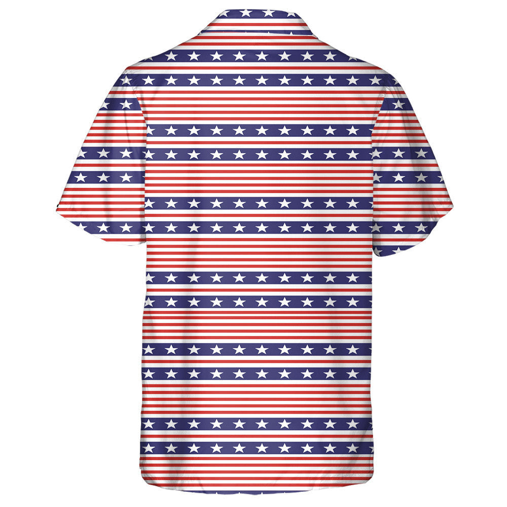 Independence Day 4th July Star Stripes Pattern Hawaiian Shirt, Hawaiian Shirt Gift, Christmas Gift