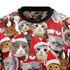 Lovely Cats Ugly Christmas Sweater,Christmas Ugly Sweater,Christmas Gift,Gift Christmas 2024