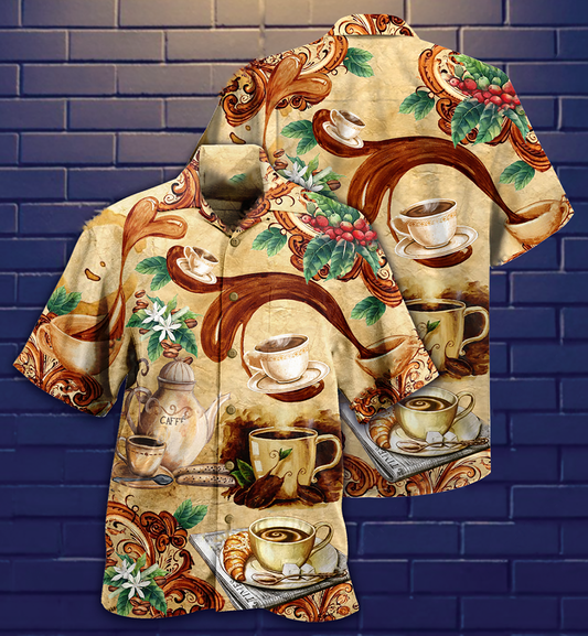 Coffee Love It - Hawaiian Shirt, Hwaiian For Gift