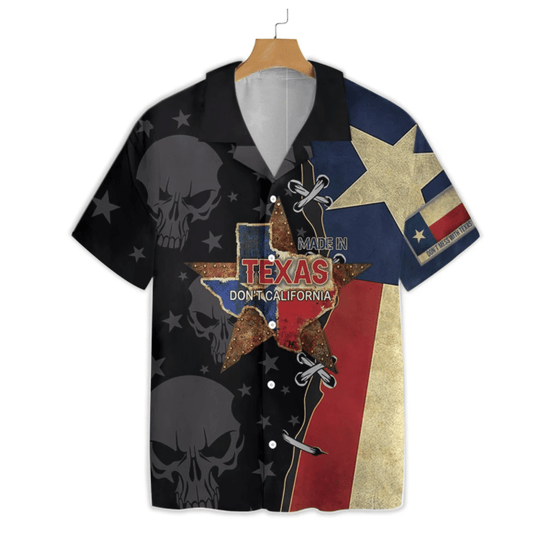 Black Texas Peace Crazy Background Design Hawaiian Shirt,Hawaiian Shirt Gift, Christmas Gift