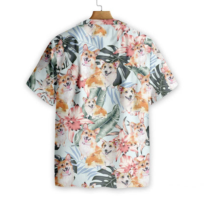 Corgi Life Love Mother Nature Design Hawaiian Shirt,Hawaiian Shirt Gift, Christmas Gift