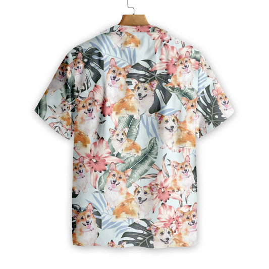 Corgi Life Love Mother Nature Design Hawaiian Shirt,Hawaiian Shirt Gift, Christmas Gift