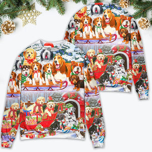 Dog Snowman Christmas Tree Merry Xmas Ugly Christmas Sweater, Christmas Gift, Gift Christmas 2024