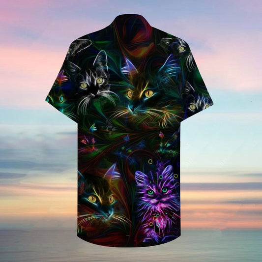 Cat Hair Don't Care Style Pretty Ornamental Hawaiian Shirt, Hawaiian Shirt Gift, Christmas Gift