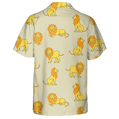 Beautiful Lion In Different Pose Hawaiian Shirt, Hawaiian For Gift