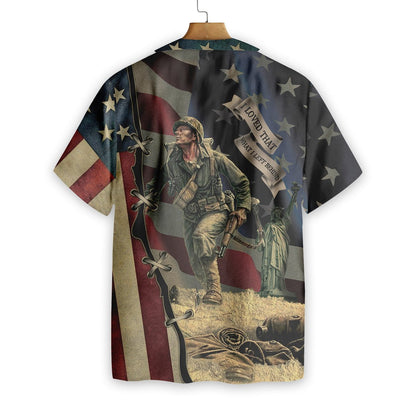 Memories Veteran Seamless Background Design Hawaiian Shirt,Hawaiian Shirt Gift, Christmas Gift