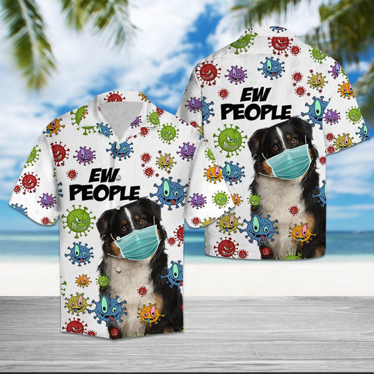 Aoire na hAstráile ag caitheamh Masc Daoine Ew Patrún Léine Haváís, Bronntanas Léine Haváíais, Bronntanas Nollag