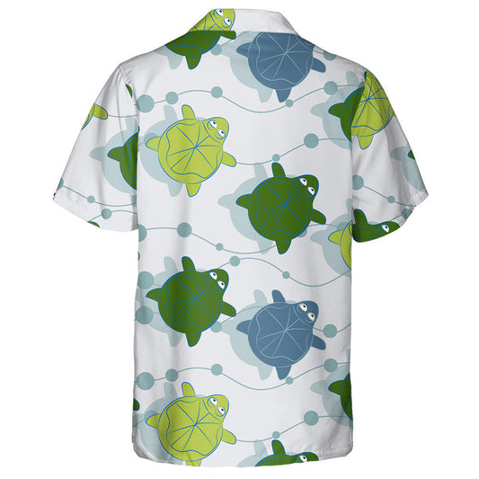 Turtar Seanfharraige Greannmhar i Stíl Polainéiseach treibhe Léine Haváís, Bronntanas Léine Haváís, Bronntanas Nollag