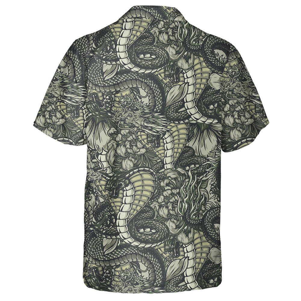 Angry Poisonous Snake Dangerous And Fantasy Dragon Hawaiian Shirt, Hawaiian Shirt Gift, Christmas Gift