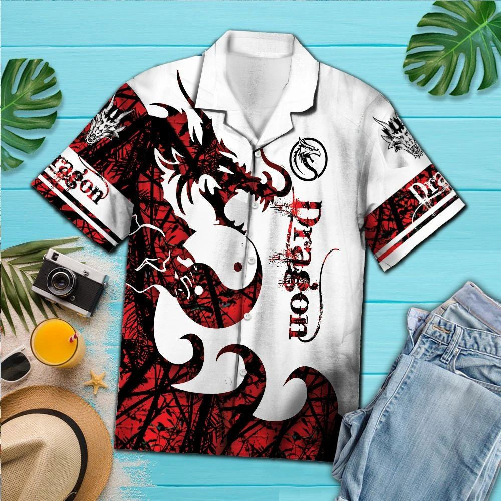 Red Dragon Ceann Yang Tai Chi Dearadh Léine haváí, Bronntanas Léine Haváís, Bronntanas Nollag