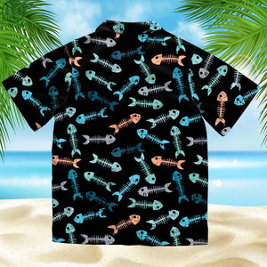 Fishing Bone Hawaiian Shirt_ Hawaiian Shirt Gift, Christmas Gift