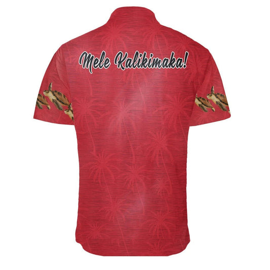 Hawaiian Shirt Christmas Red Theme Monk Seal Lovely, Hawaiian Shirt Gift, Christmas Gift