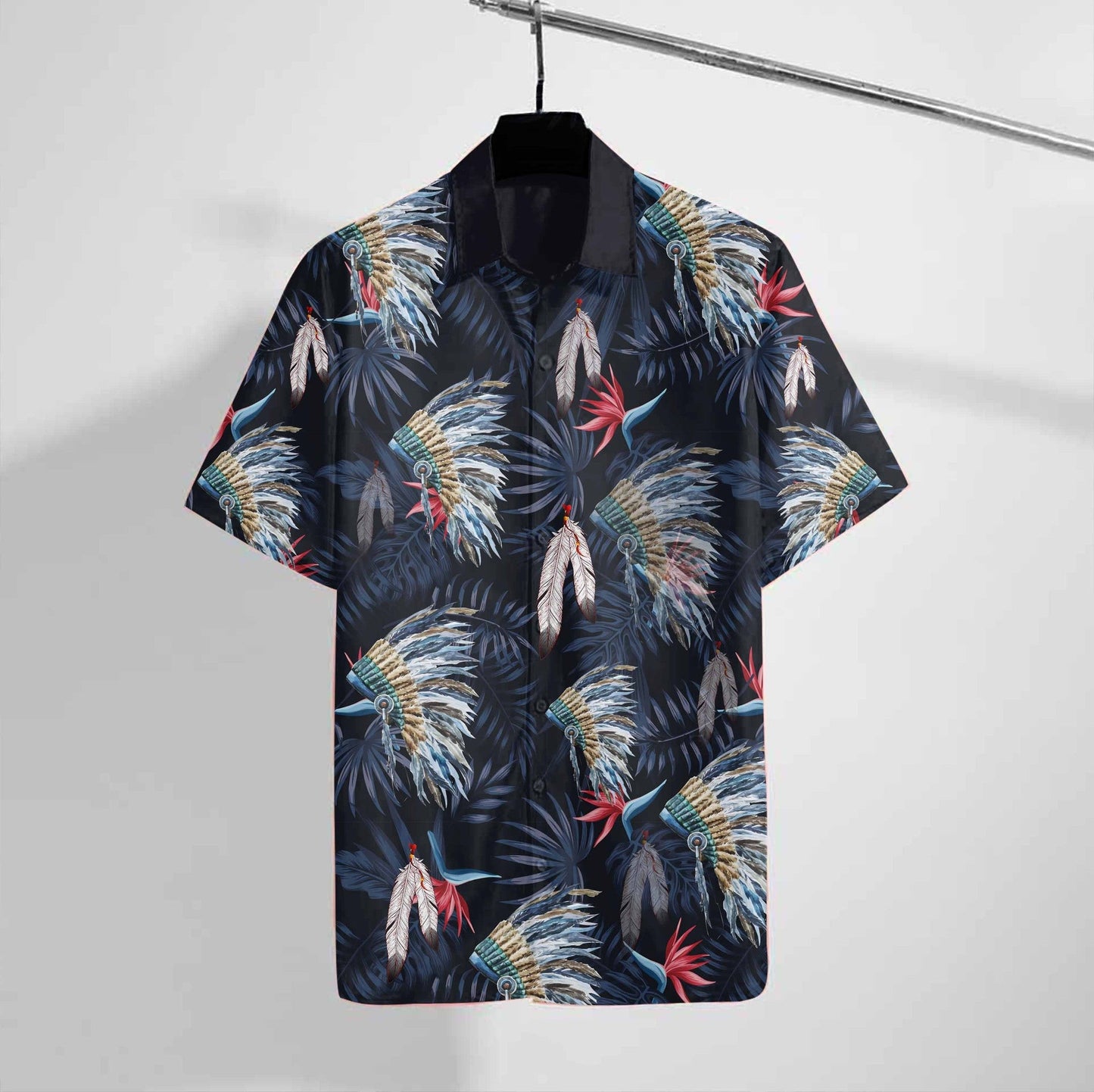 Dark Jungle Dearadh Trópaiceach Dúchasach Léine Haváí, Bronntanas Léine Haváís, Bronntanas Nollag