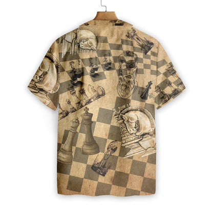 Chessman Pattern Vintage Design Morden Design Hawaiian Shirt, Hawaiian For Gift