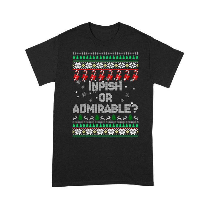 Impish Or Admirable Funny Ugly Christmas Gift  Tee Shirt Gift For Christmas