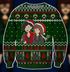 Daria Symbol 3D Christmas Ugly Sweater, Christmas Ugly Sweater, Christmas Gift, Gift Christmas 2022