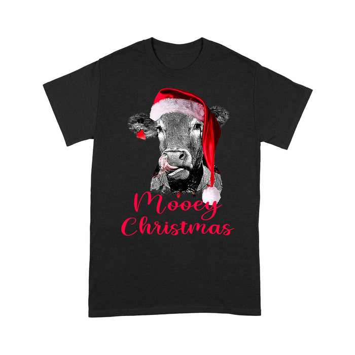Mooey Christmas Cow Gift Heifer Farmer Xmas Tee Shirt Gift For Christmas