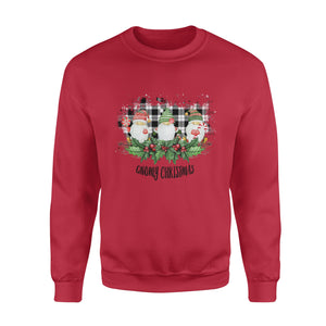 Gnomes funny with Gnomy Christmas - funny sweatshirt gifts christmas ugly sweater for men and women