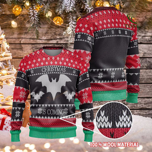 Bats Christmas Ugly Sweaters, Christmas Ugly Sweater, Christmas Gift, Gift Christmas 2024