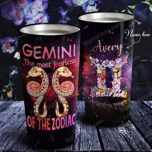 The Most Fearless of The Zodiac Personalized Tumbler- Astrology Sign Gift, Stainless Tumbler