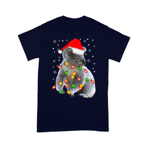 Koala With Christmas Lights Matching Family Gift   Tee Shirt Gift For Christmas