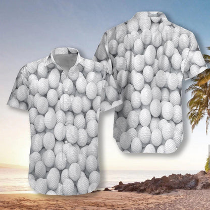 Render Golf Balls All Over Design Hawaiian Shirt,Hawaiian Shirt Gift, Christmas Gift