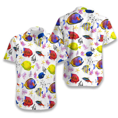 Éisc ildaite V2 Ar Patrún Craiceann Bán Léine Haváís, Bronntanas Léine Haváís, Bronntanas Nollag