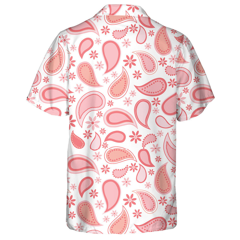 Paisley Álainn Agus Bláthanna Beaga I nDearadh Bándearg Léine Haváís, Bronntanas Léine Haváíais, Bronntanas Nollag