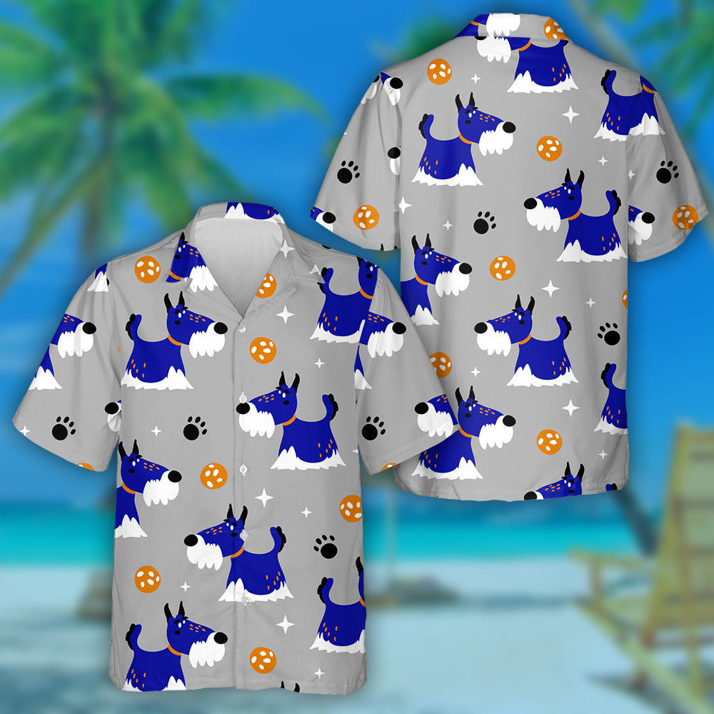 Cartoon Cute Dog Characters And Elements Hawaiian Shirt, Hawaiian For Gift