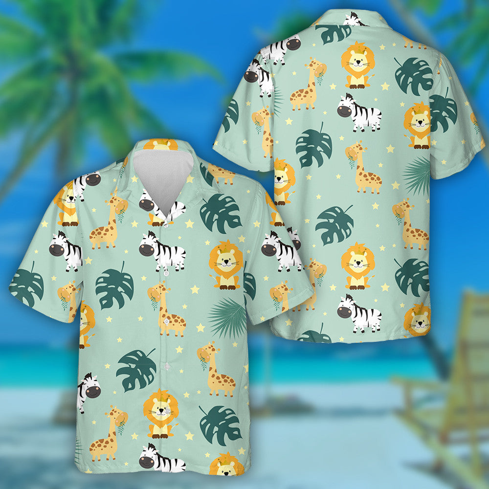 Duilleog Riabhach Lion Sioráf Agus Léine Haváí réalta, Bronntanas Léine Haváís, Bronntanas Nollag