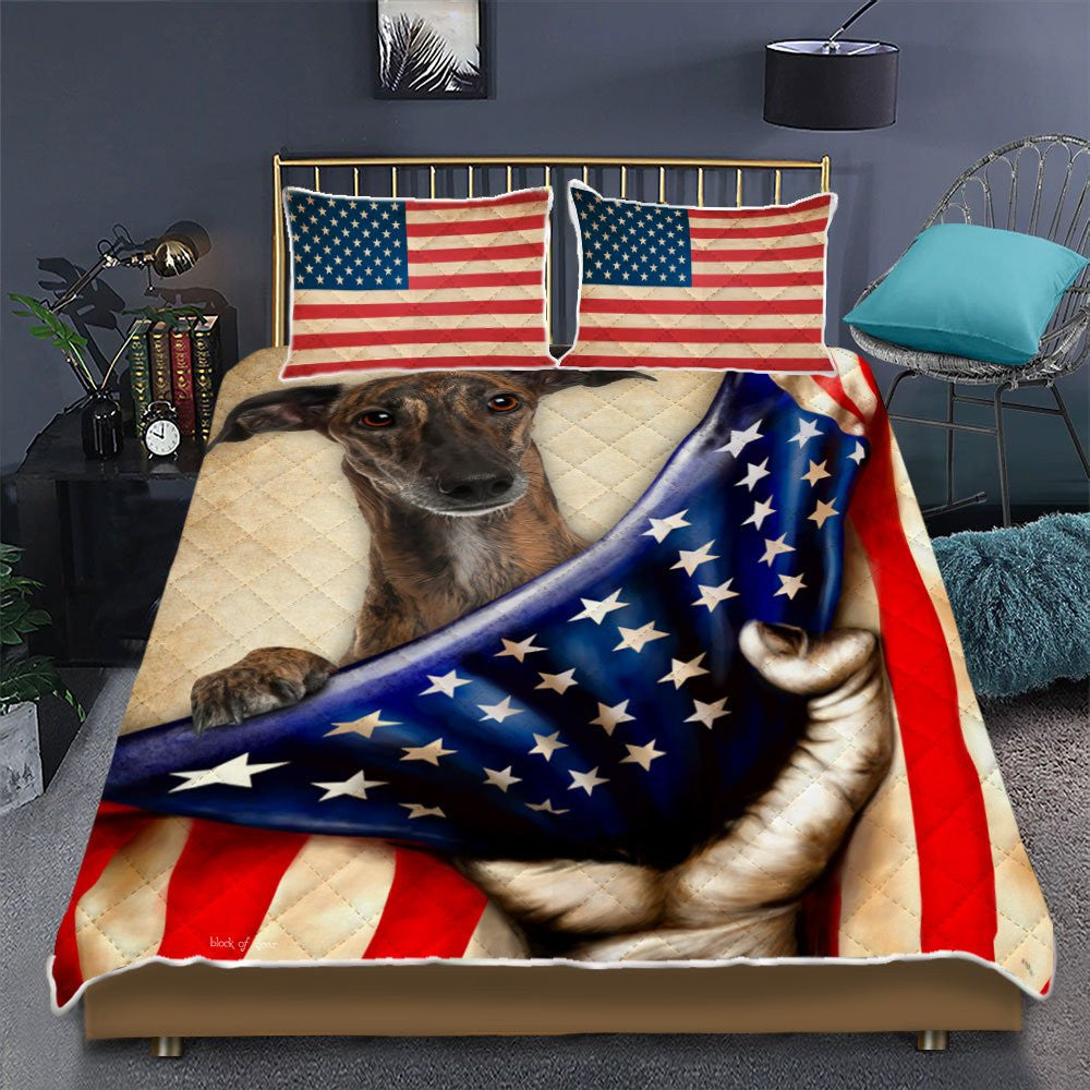Greyhound Dog American Quilt Bedding Set  Bedroom Set Bedlinen 3D,Bedding Christmas Gift,Bedding Set Christmas