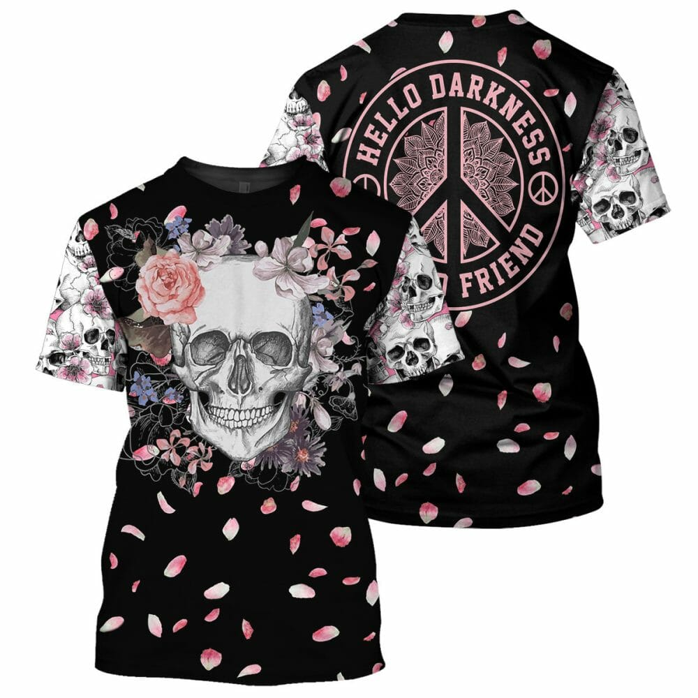 Hello Darkness - 3D All Over Printed Shirt Tshirt Hoodie Apparel