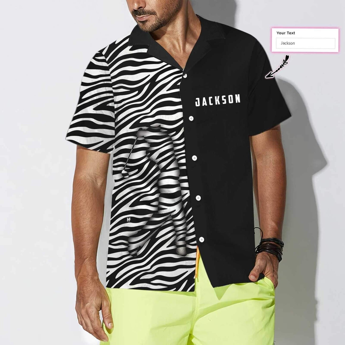 Gailf 3d Patrún Séabra Galf Ainm Saincheaptha Léine Haváíais, Bronntanas Léine Haváíais, Bronntanas Nollag